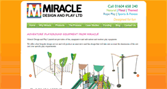 Desktop Screenshot of miracledesignandplay.co.uk
